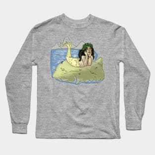 Hawaiian mermaid Long Sleeve T-Shirt